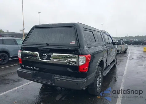 2016 Nissan Titan Xd Platinum Reserve Diesel from USA, damaged, VIN 1N6BA1F40GN510638